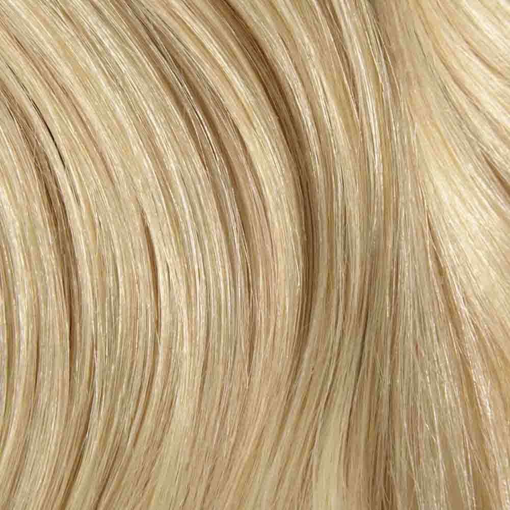 4pcs Hair Extensions, Human Hair Extensions, Dark Blonde with Light Blonde Ends, Clip in Hair Extensions Natural Soft Synthetic Hairpieces for