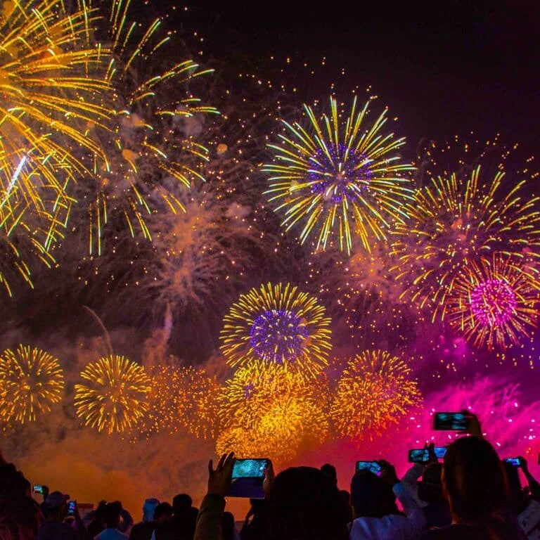 Fireworks Show at Night