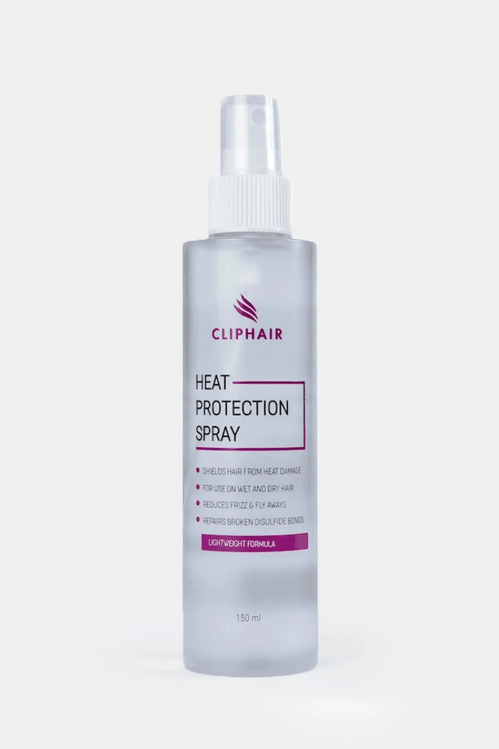 cliphair heat protection hairspray for hair extensions