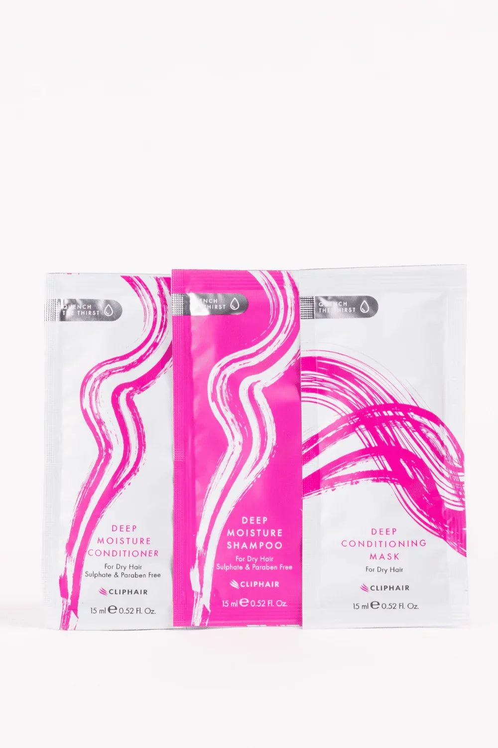 Quench The Thirst Hair Hydration Sachets Bundle Content