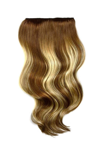 Double Wefted Full Head Clip Hair Extensions - Espresso Melt