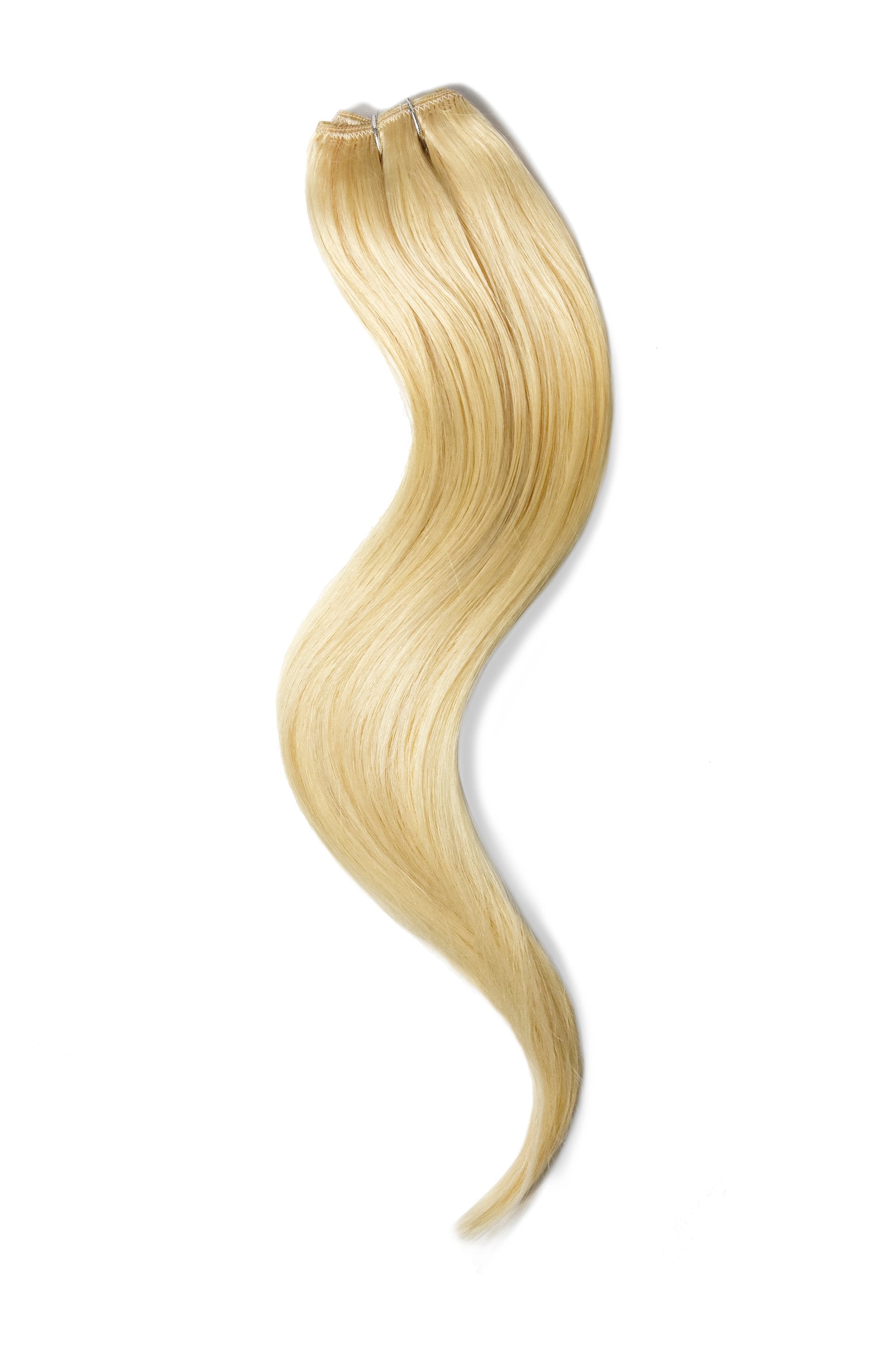 Human hair extensions top one piece