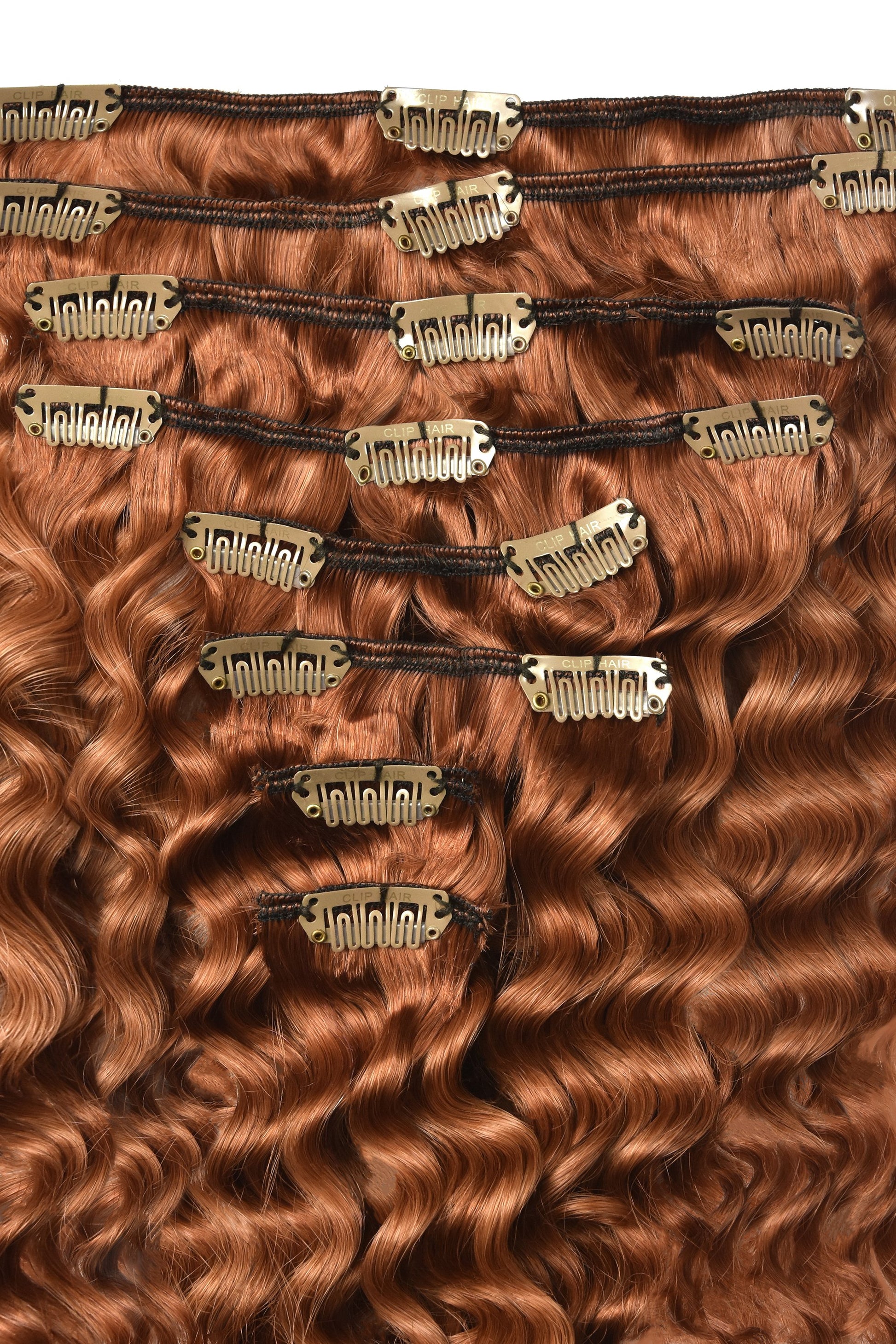 Curly Twirl Pigtail Extensions in Ginger